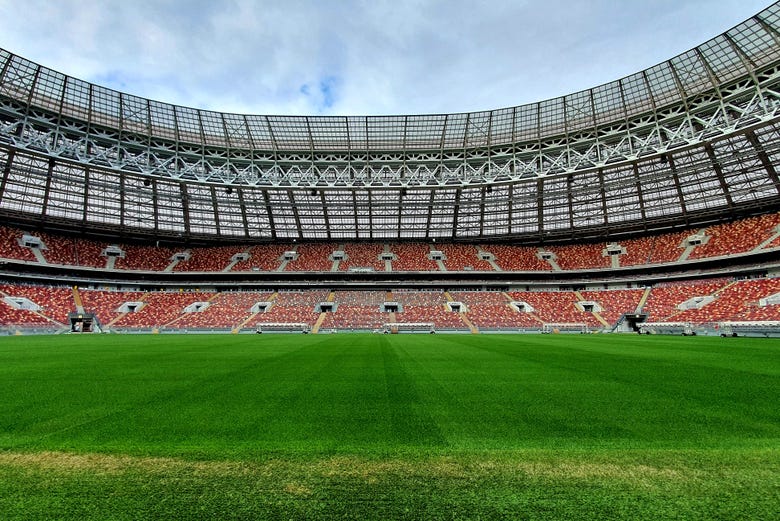 Gradas del Estadio Luzhnikí