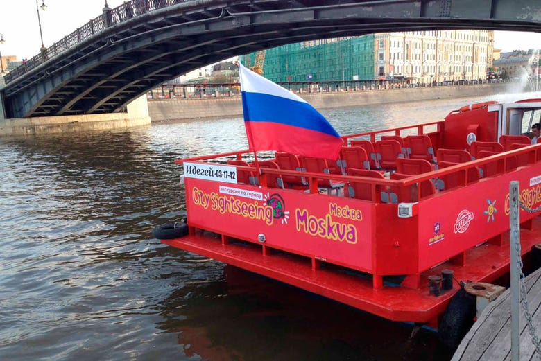 Giro in barca a Mosca