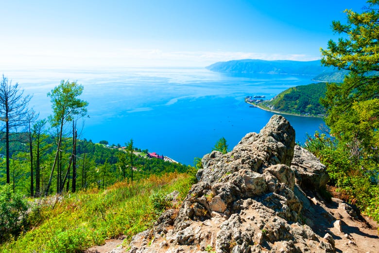 Vistas del lago Baikal