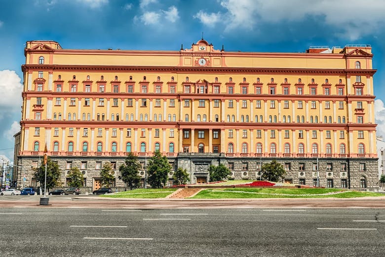 The old headquarters of the KGB