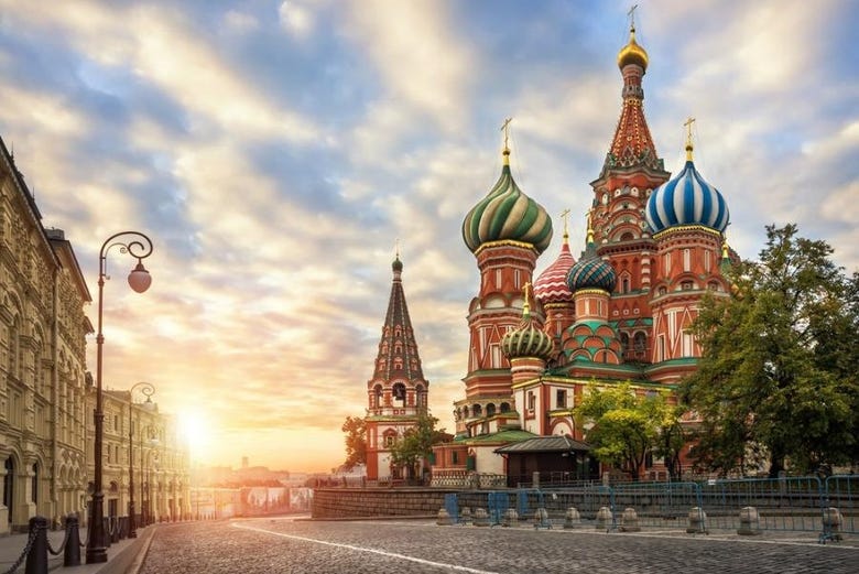 La cathédrale Saint-Basile de Moscou