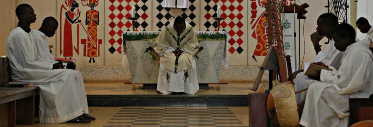 Misa en el Monasterio de Keur Moussa