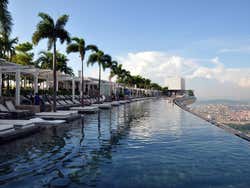 Piscine de l'hôtel Marina Bay Sands
