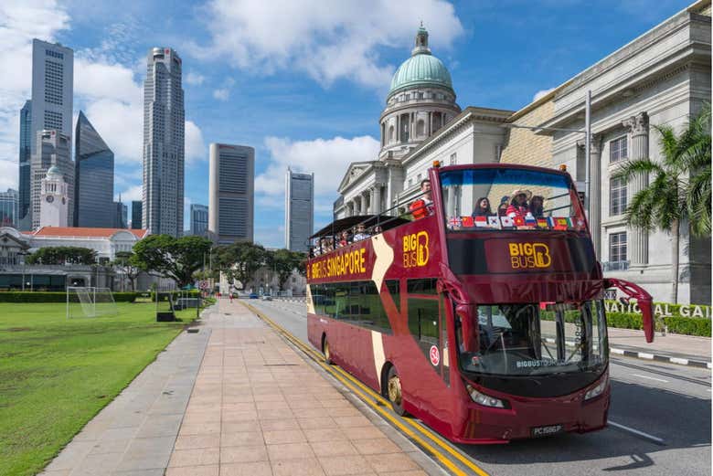 Autobús turístico de Singapur Disfruta Singapur