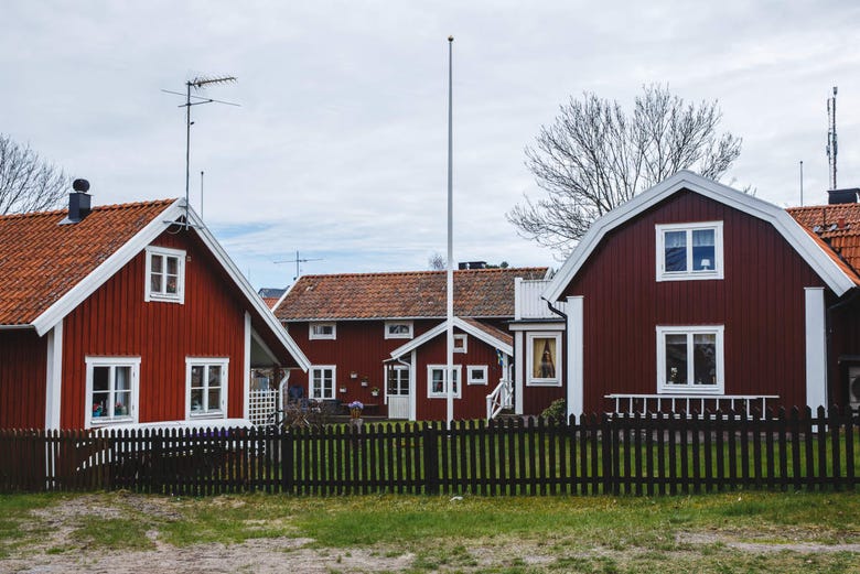 Maisons suédoises typiques