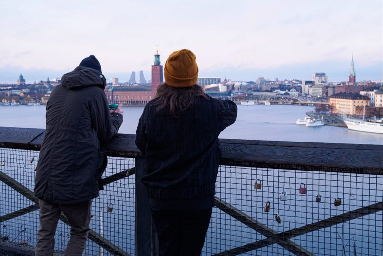 Couple de touriste à Södermalm
