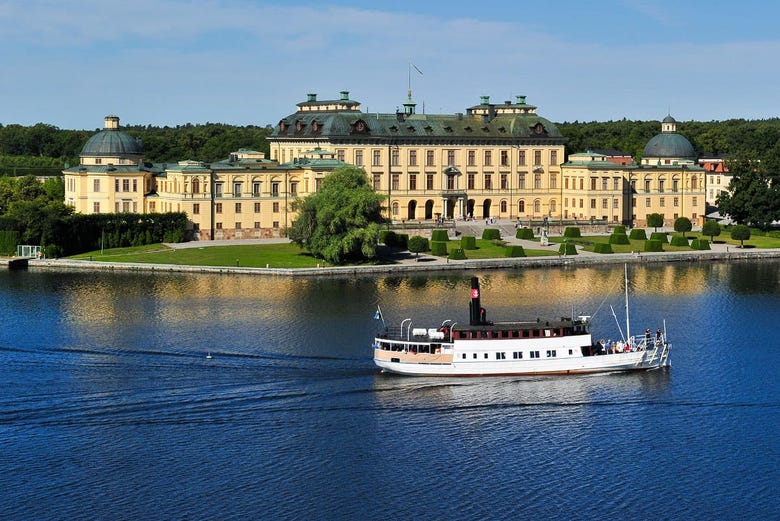 Excursão ao palácio Drottningholm