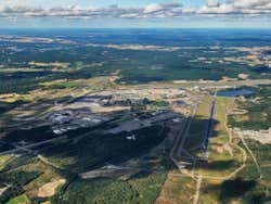 Vue sur l'aéroport d'Arlanda
