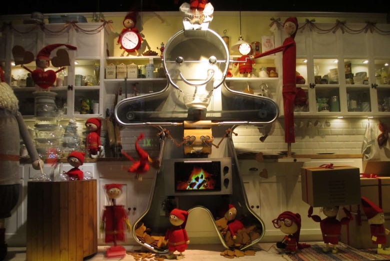 Loja de produtos de Natal em Estocolmo