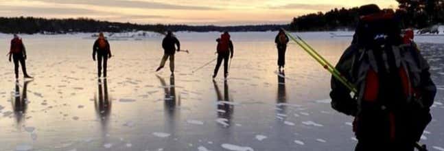 Patinaje sobre hielo en Estocolmo