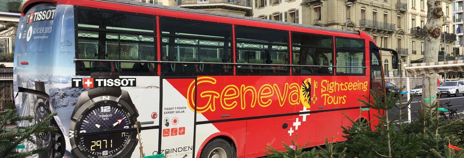 Autobús y tren turístico de Ginebra