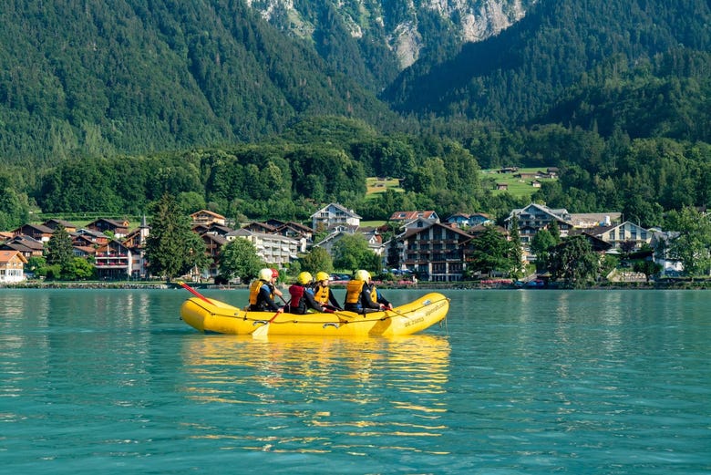 Rafting nell'entroterra svizzero
