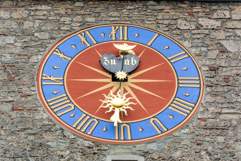 Reloj del ayuntamiento de Lucerna