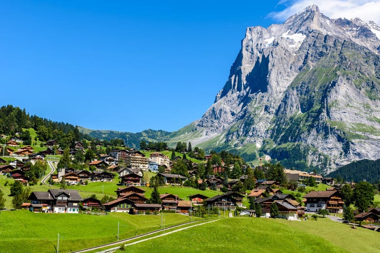 Stunning views of Grindelwald, also known as Glacier Village