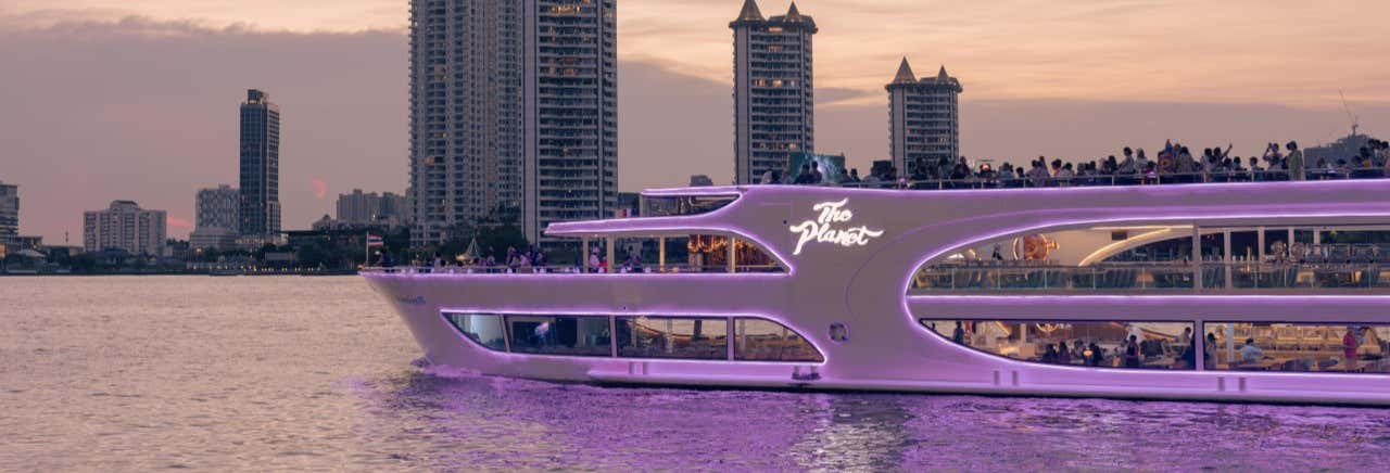 Crucero con cena por el río Chao Phraya
