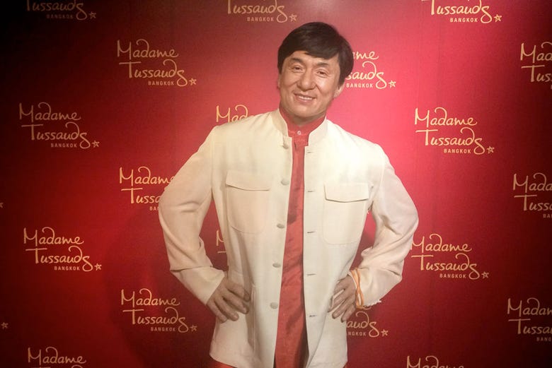 Jackie Chan en el Madame Tussauds de Bangkok