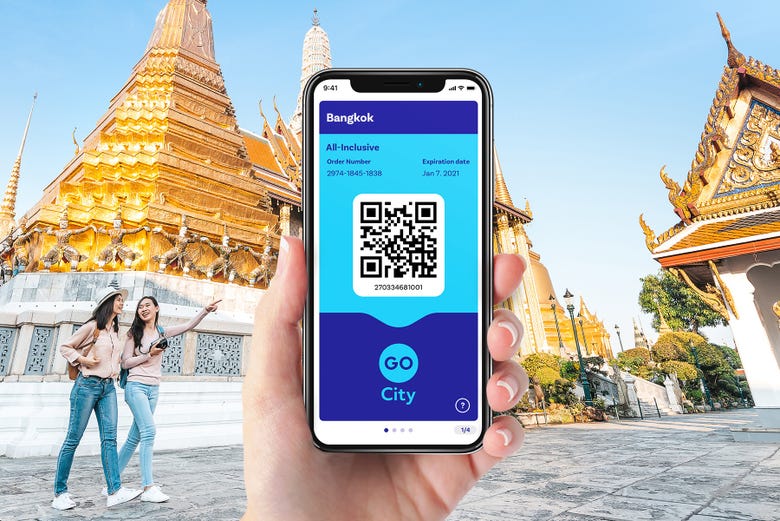 Cartão turístico Go City: Bangkok All-Inclusive Pass