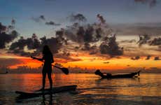 Sunset Paddle Boarding