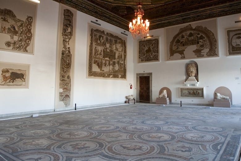 Roman mosaics in the Bardo National Museum