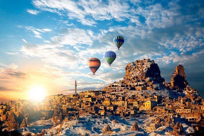 La Cappadocia dall'alto