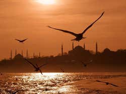Istambul vista do Bosforo
