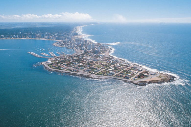 Panoramic view of Punta del Este
