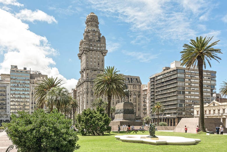 Plaza de la Independencia, dans le centre de Montevideo