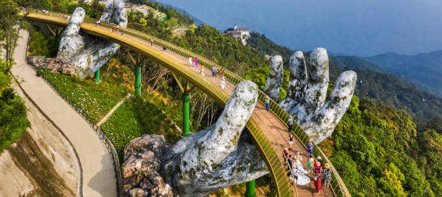 Excursión privada a la Colina de Ba Na y Puente Dorado