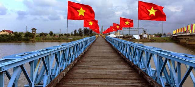 Excursion dans la zone vietnamienne démilitarisée