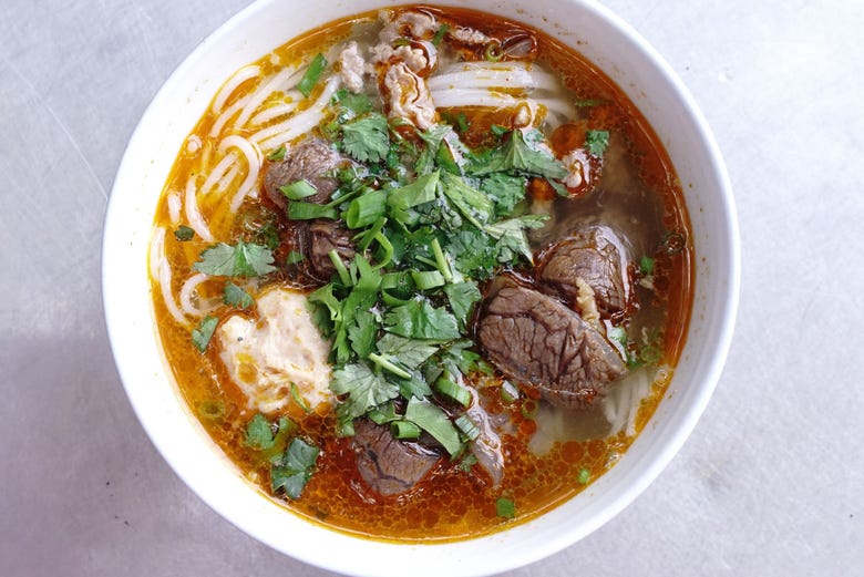Bun bo Hue en la ruta gastronómica