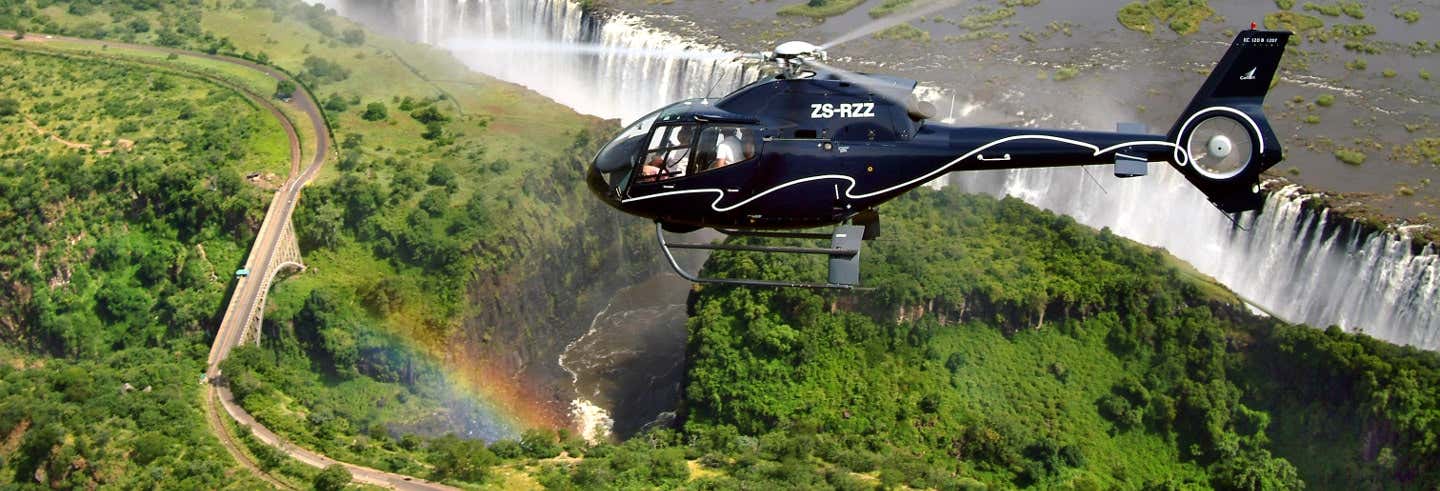 Passeio de helicóptero pelas cataratas Victoria